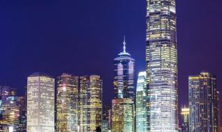 维多利亚港夜景