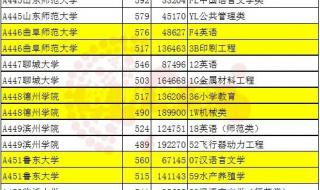 山东一本分数线2020