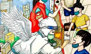 我心中的英雄儿童画